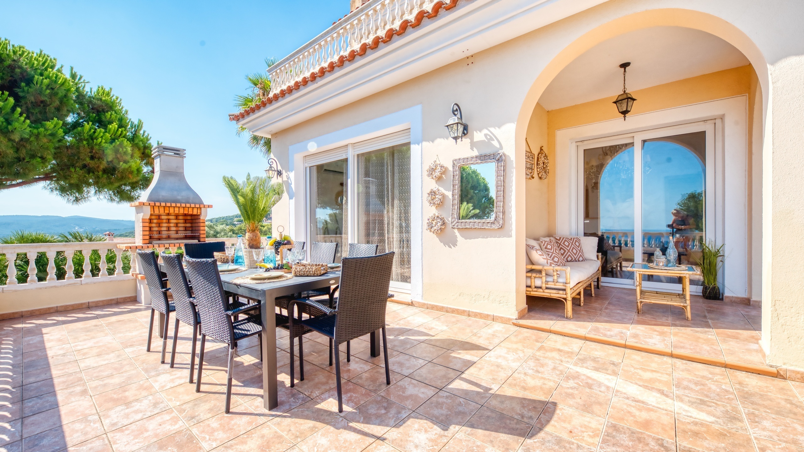 Villas de vacances Costa Brava Espagne - Villa Ibiza - Terrasse