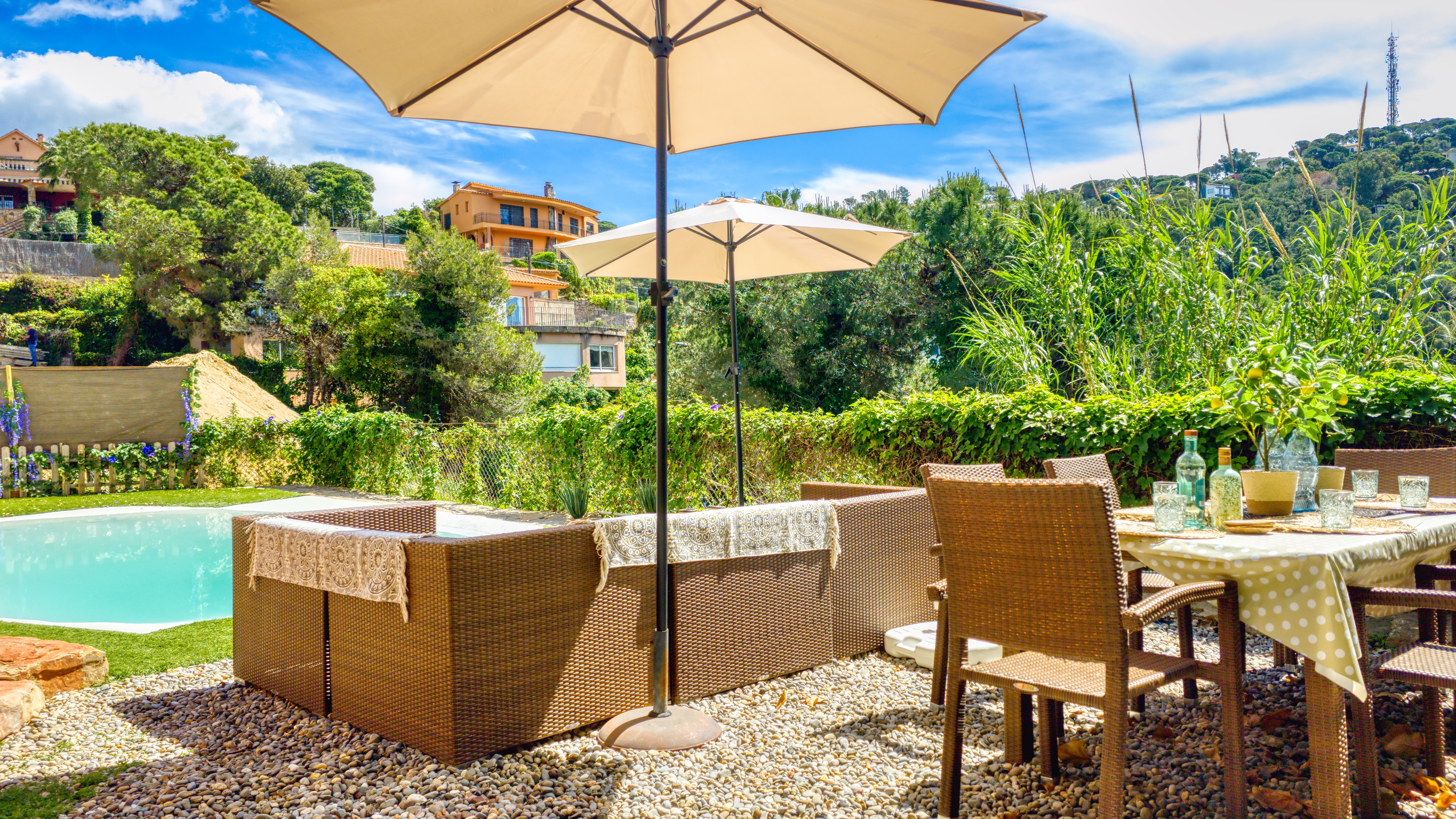Villas de vacances Costa Brava Espagne - Villa Sunny Beach - Jardin