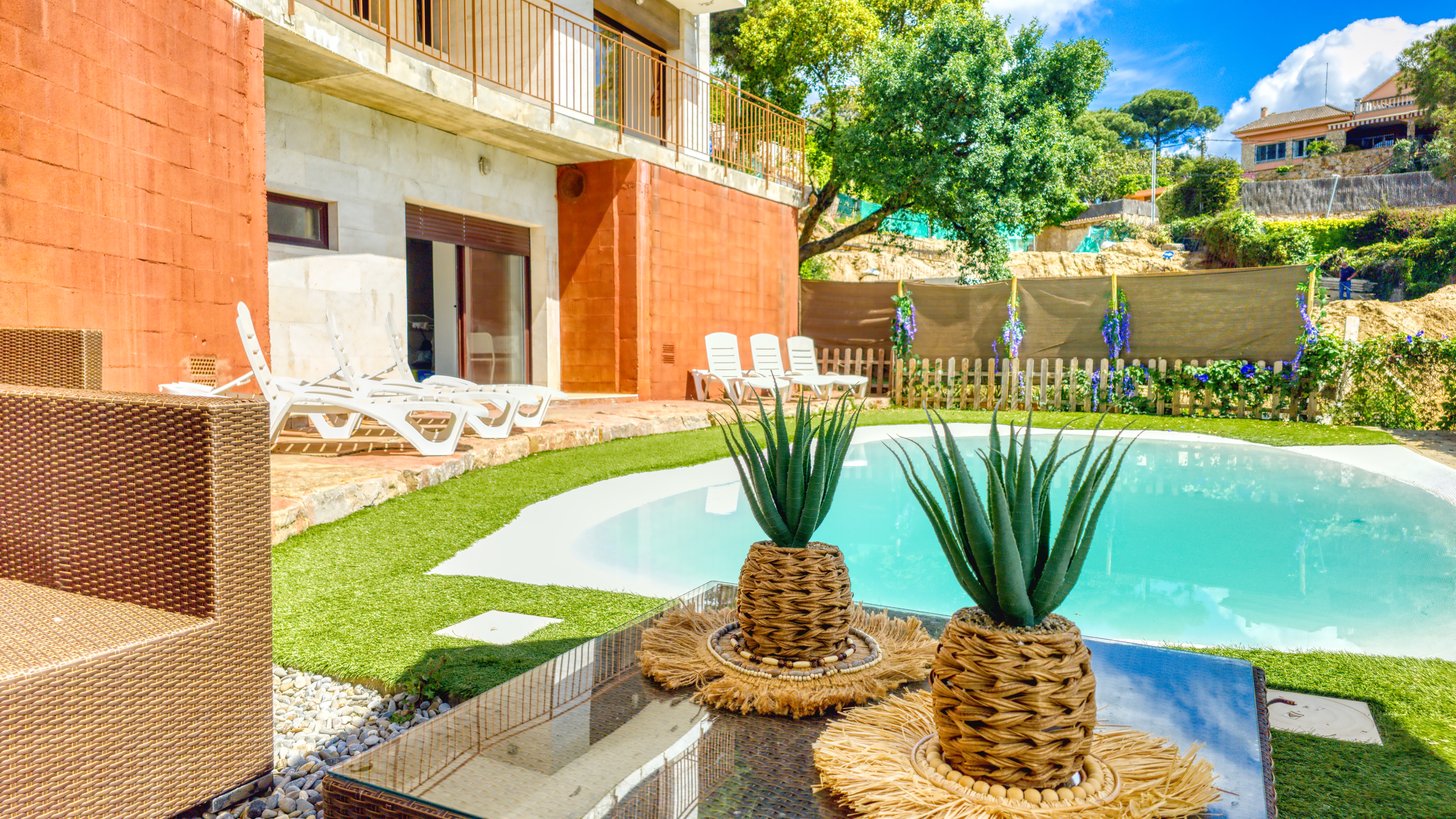Villas de vacances Costa Brava Espagne - Villa Sunny Beach - Chaises longues