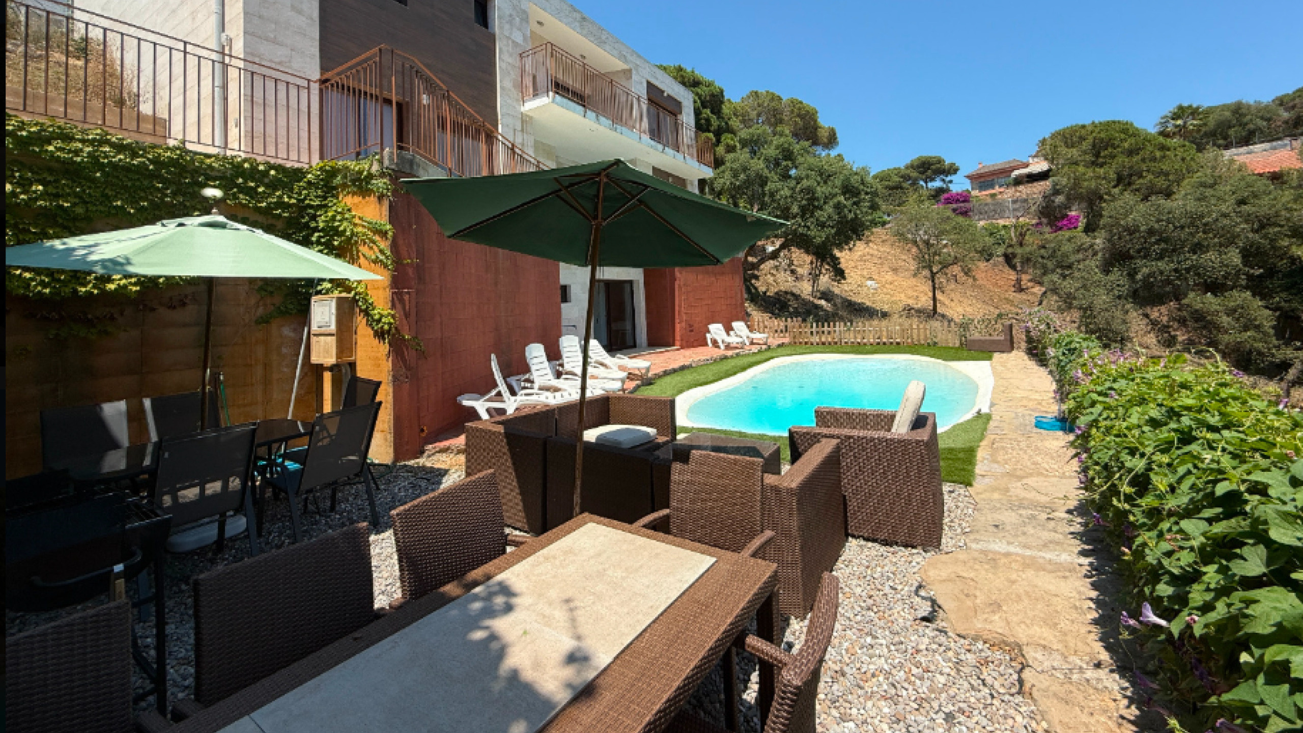 Villas de vacances Costa Brava Espagne - Villa Sunny Beach - Jardin